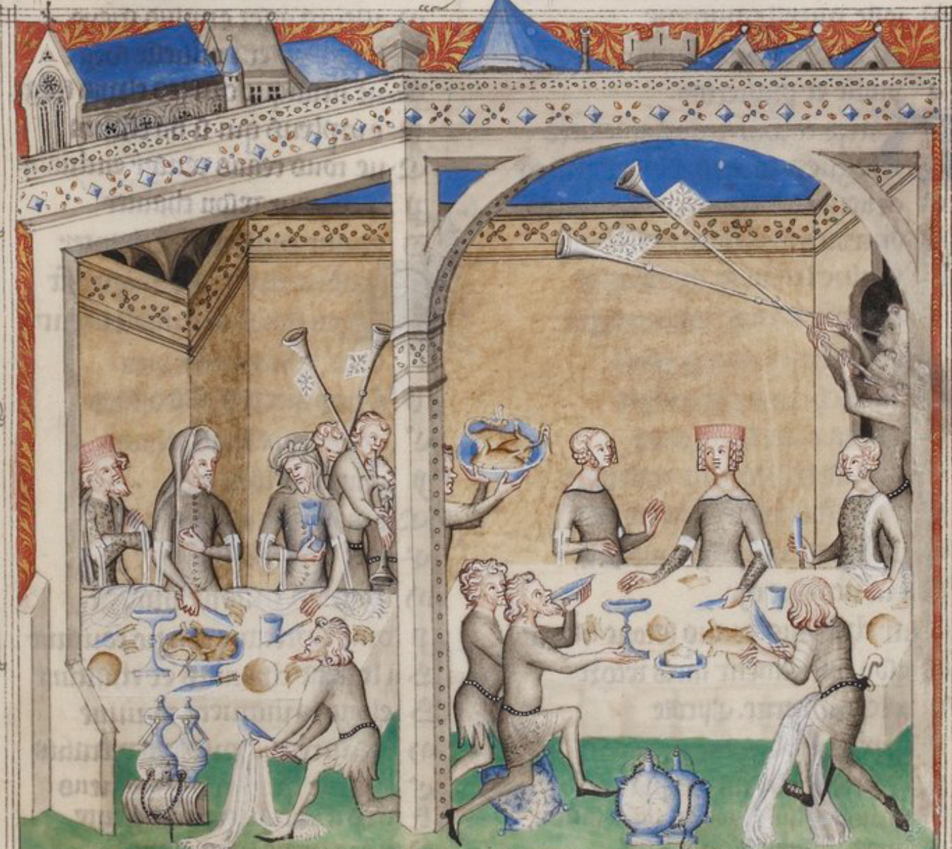 An Image from a manuscript by Machaut