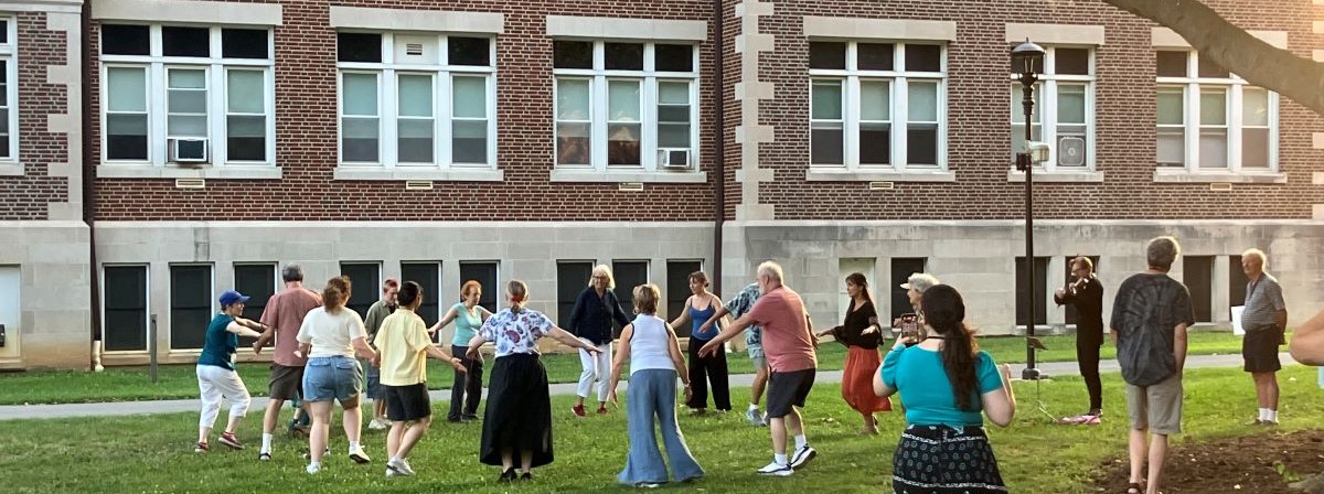 Dancing at the ice cream social
