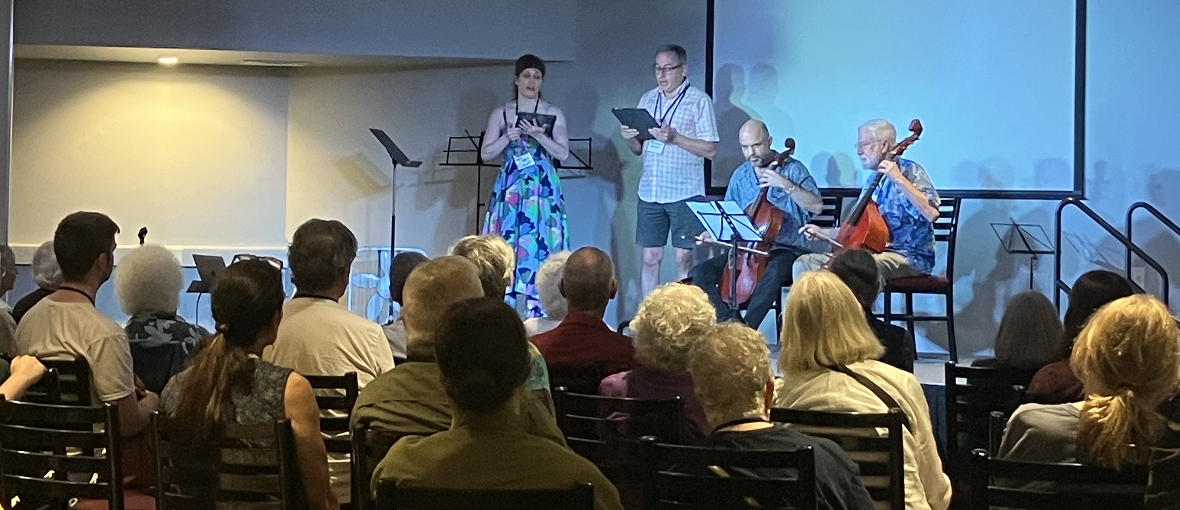 A musical selection at Loren's Lecture