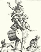 Image of drummer and fife player
