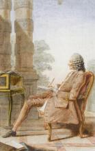 Rameau at the keyboard