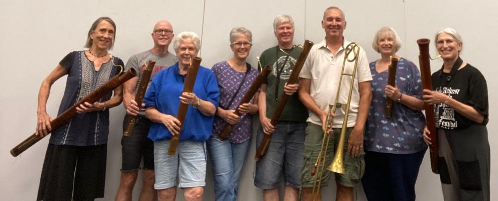 Loud band musicians
